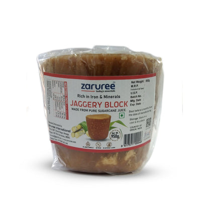 Chemical-Free Jaggery Block - 950g