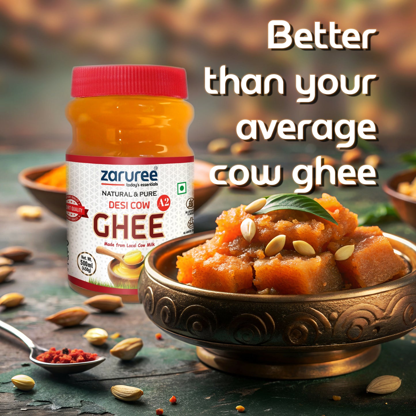 A2 Desi Cow Ghee 500ml