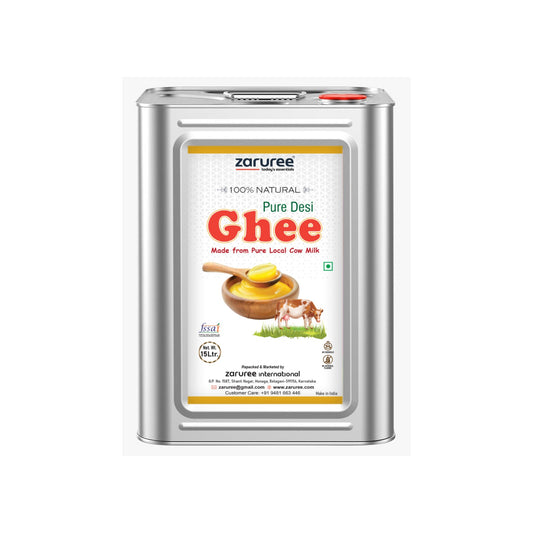 Natural Desi Cow A2 Ghee 15 Ltr