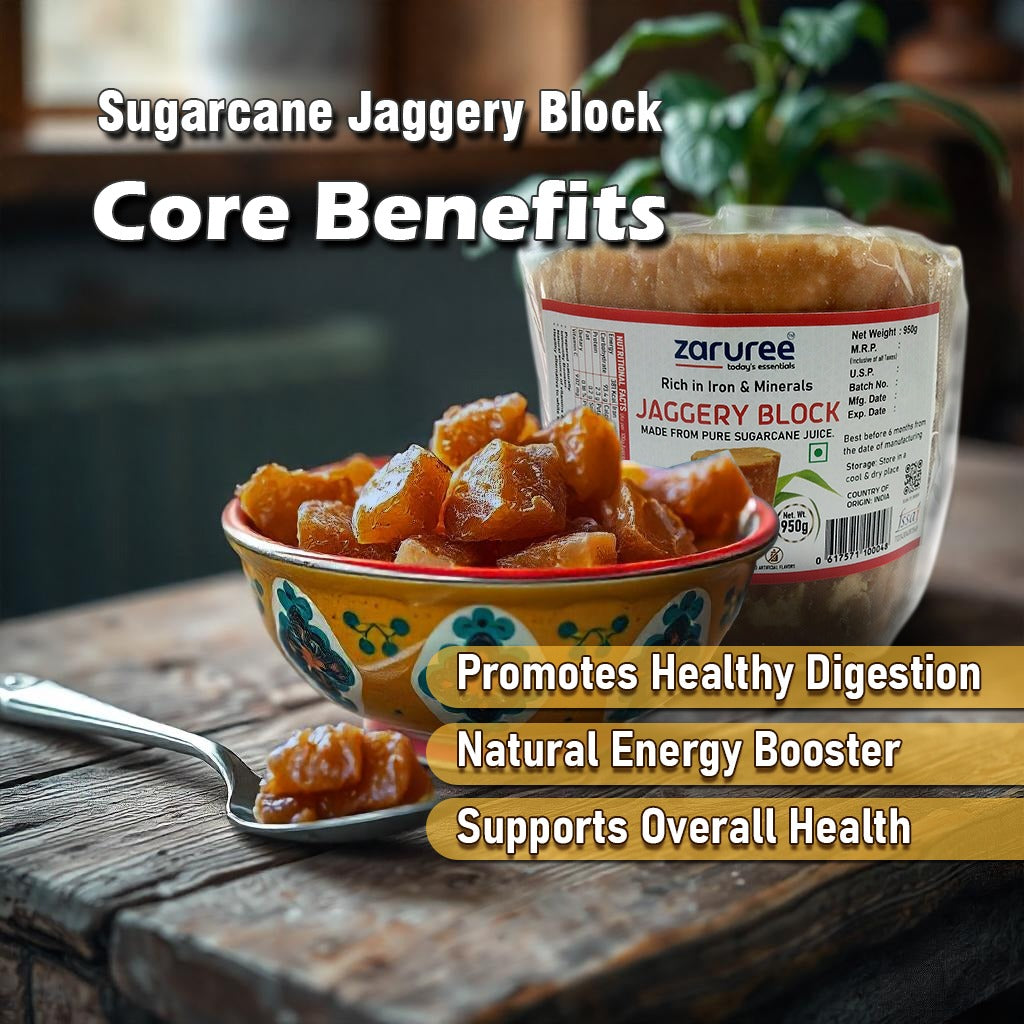 Organic Jaggery Block 500g
