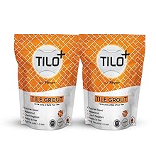 TILO+ Cementious Grout 1Kg - Tile Adhesive and Floor Adhesive (Pack of 2) (Ivory)