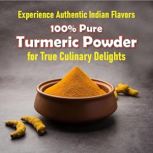 Chemical Free Turmeric Powder - 100gm - No added artificial color or flavour